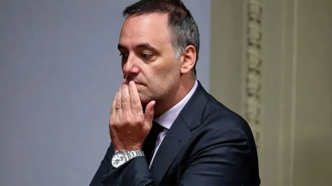 Manuel Adorni durante su gestión como jefe de Gabinete