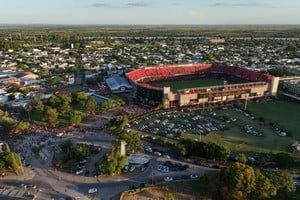 Estadio Brigadier Estanislao López de Santa Fe durante el partido Colón vs Chaco For Ever