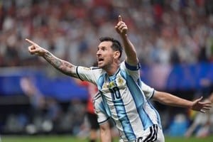 Jugadores de la Selección Argentina celebrando un gol en el partido contra Egipto por el Mundial 2026