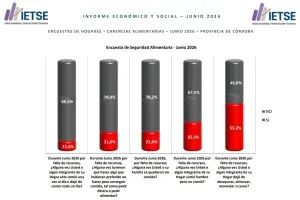 Gráfico de canasta básica y financiamiento en Córdoba