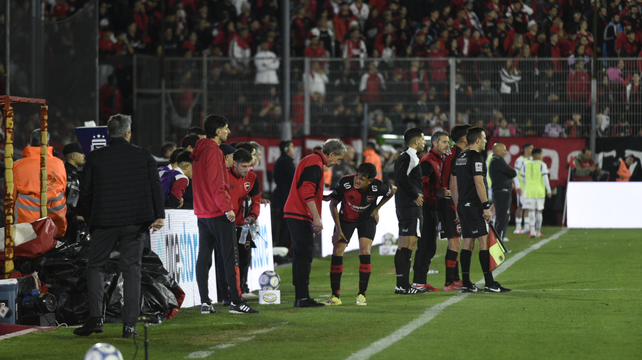 Facundo Guch durante un partido de Newell's Old Boys