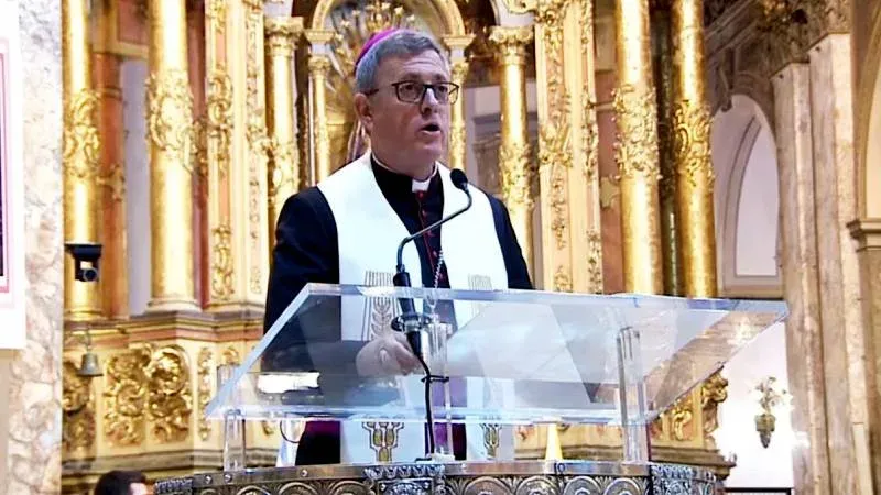 Javier Milei en el Tedeum en la Catedral Metropolitana de Buenos Aires