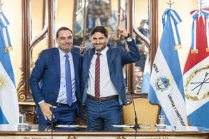 Mapa de la región mostrando la conexión fluvial Bella Vista-Villa Ocampo