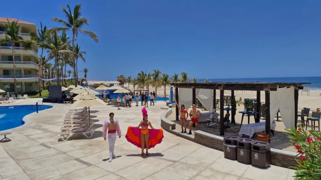 Vista de la formación rocosa El Arco en Cabo San Lucas, Los Cabos, México