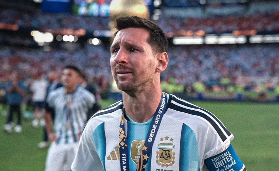 Lionel Messi con la camiseta de la Selección argentina durante el Mundial 2026