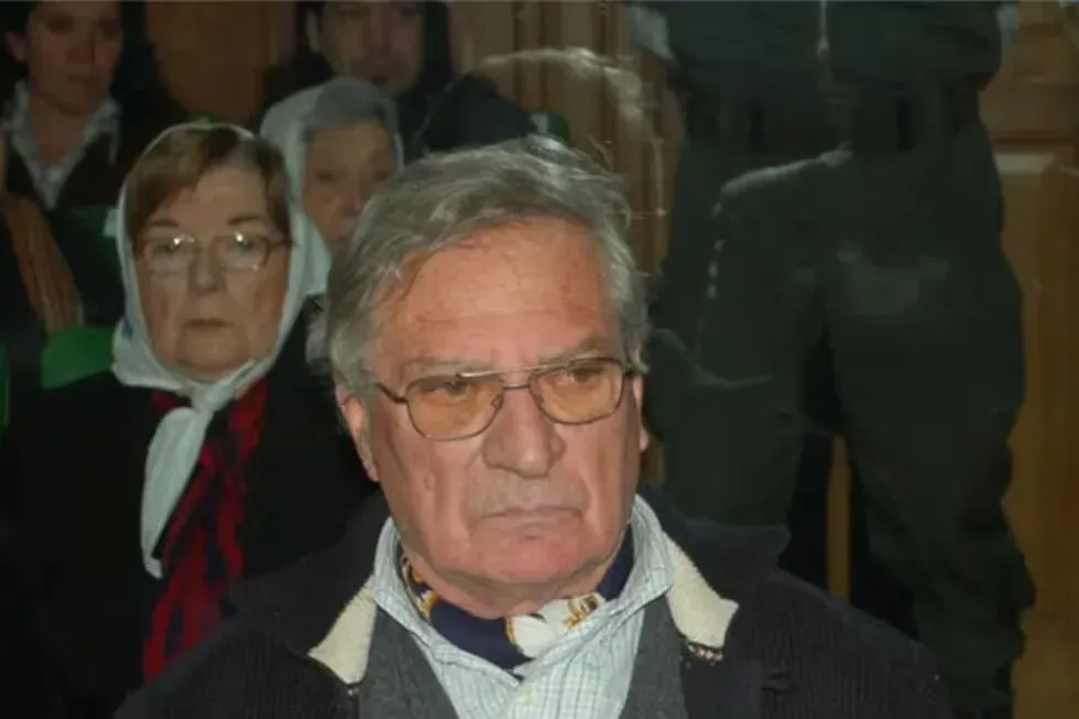 Fotografía de Pascual Guerrieri, ex teniente coronel condenado por crímenes de lesa humanidad