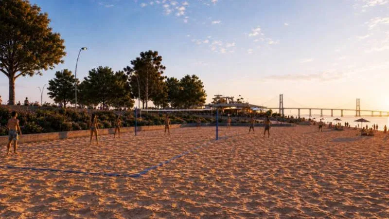 Imagen del proyecto del Parque Acuático Costanera Norte en Santa Fe