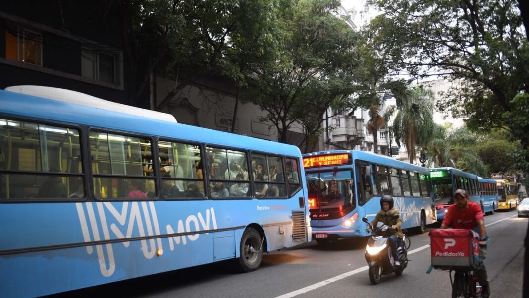 Colectivo en la ciudad de Rosario