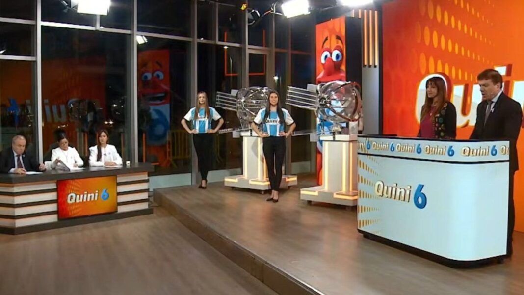 Boleto del Quini 6 con los números ganadores del sorteo 3.389