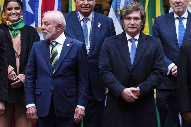 Bandera de Brasil y Argentina