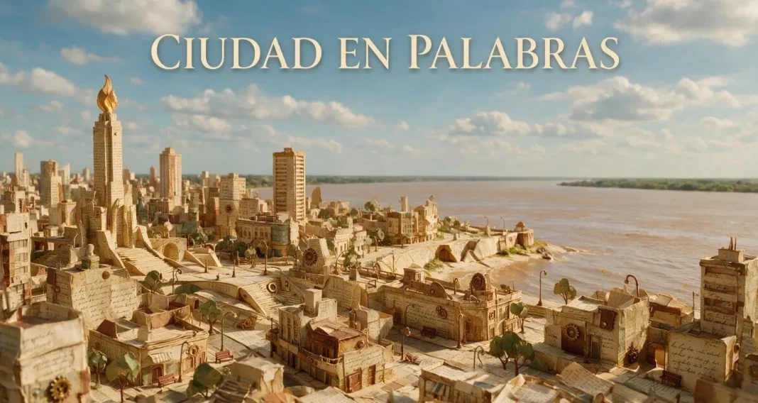 Imagen del ciclo de lecturas Ciudad en Palabras de la Biblioteca Pocho Lepratti y FM La Hormiga