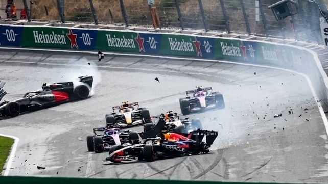 Franco Colapinto durante el Gran Premio de Países Bajos