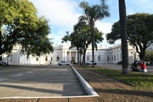 Plaza Italia en la ciudad de Santa Fe
