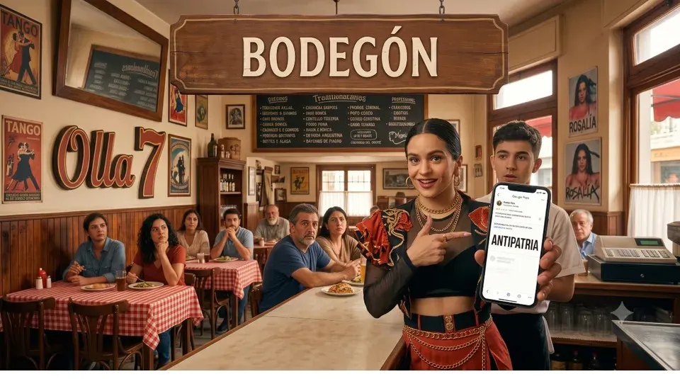 Fachada del restaurante Olla 7 en Buenos Aires