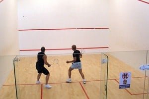 Cancha de squash en La Rural Nave C, Rosario