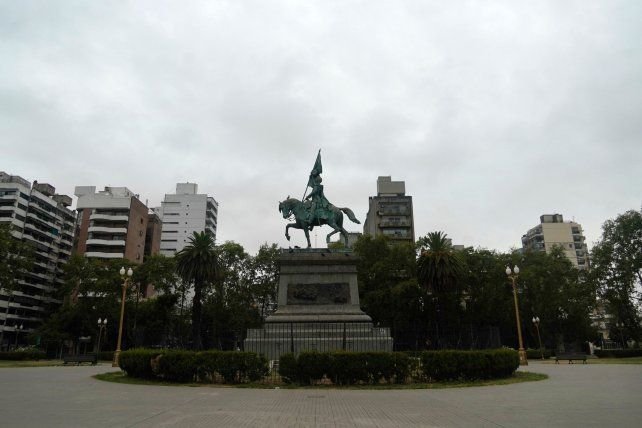 Cielo parcialmente nublado en Rosario