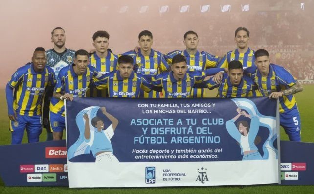 Ignacio Ovando durante el partido entre Rosario Central y River Plate