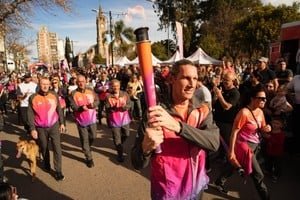 Antorcha del Fuego Suramericano en Venado Tuerto durante los Juegos Santa Fe 2026