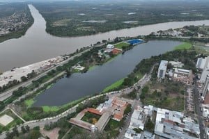 Imagen de la Laguna Setúbal, donde se realizó el operativo de búsqueda