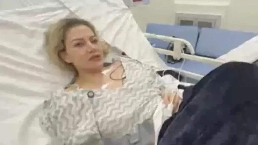 Nadia Beller en una clínica de Santa Cruz de la Sierra