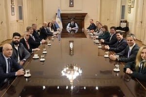 Reunión de Gabinete en Casa Rosada