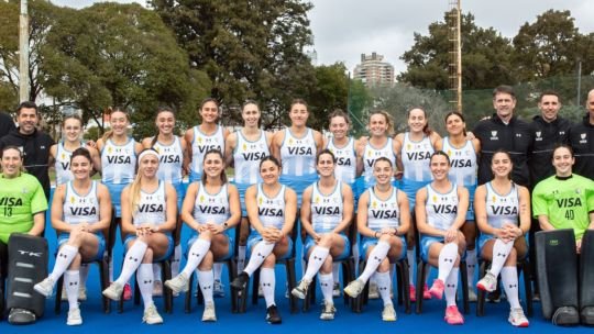 Las Leonas en el Wagener Hockey Stadium de Amstelveen