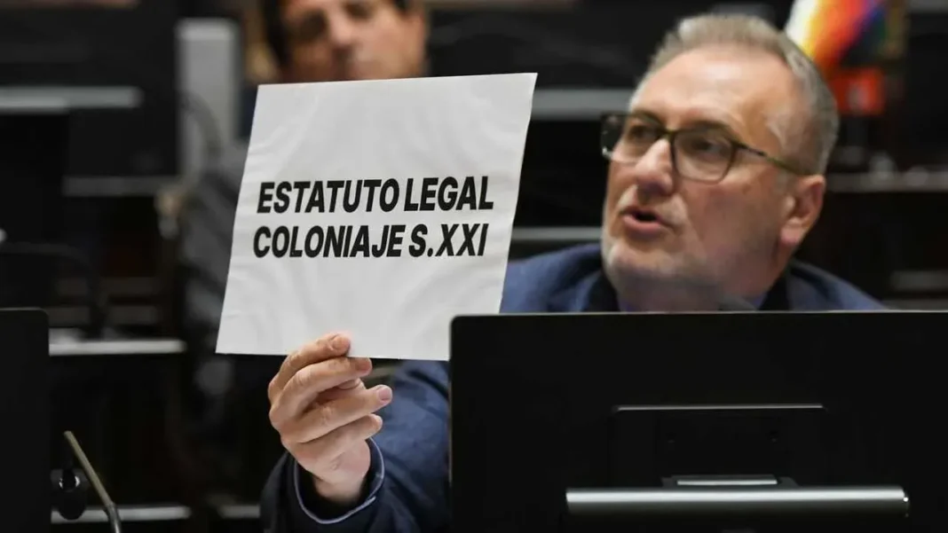 Senador nacional Marcelo Lewandowski en el Senado