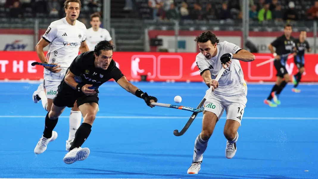 Jugadores de Los Leones durante el partido contra Alemania en el Mundial 2026