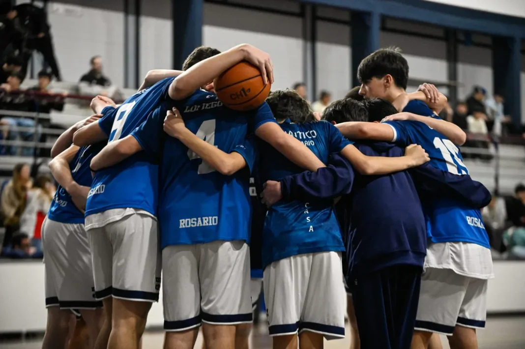 Partido de básquet formativo de Náutico en la Liga Federal Formativa