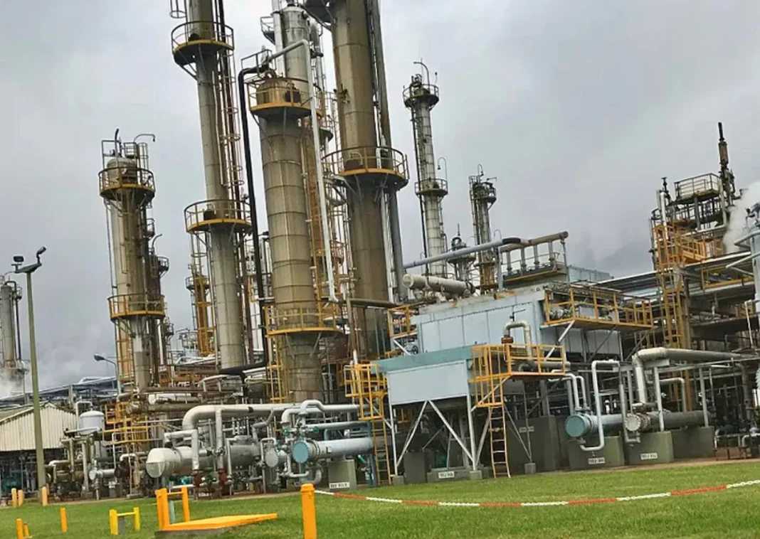 Planta de Pampa Energía en Puerto General San Martín
