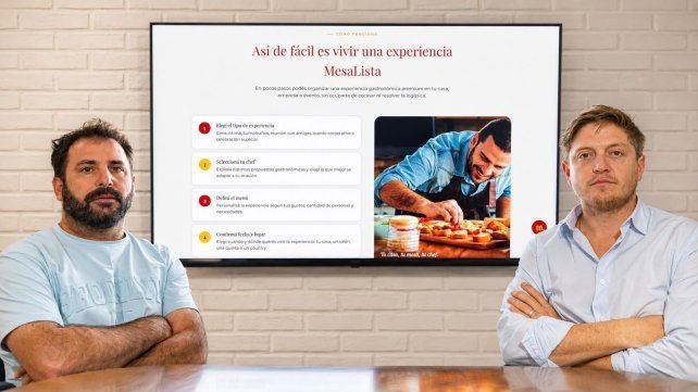 Plataforma MesaLista conecta chefs con clientes a domicilio