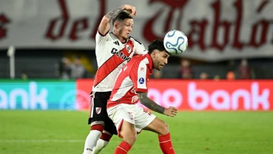 Jugadores de River Plate durante un partido