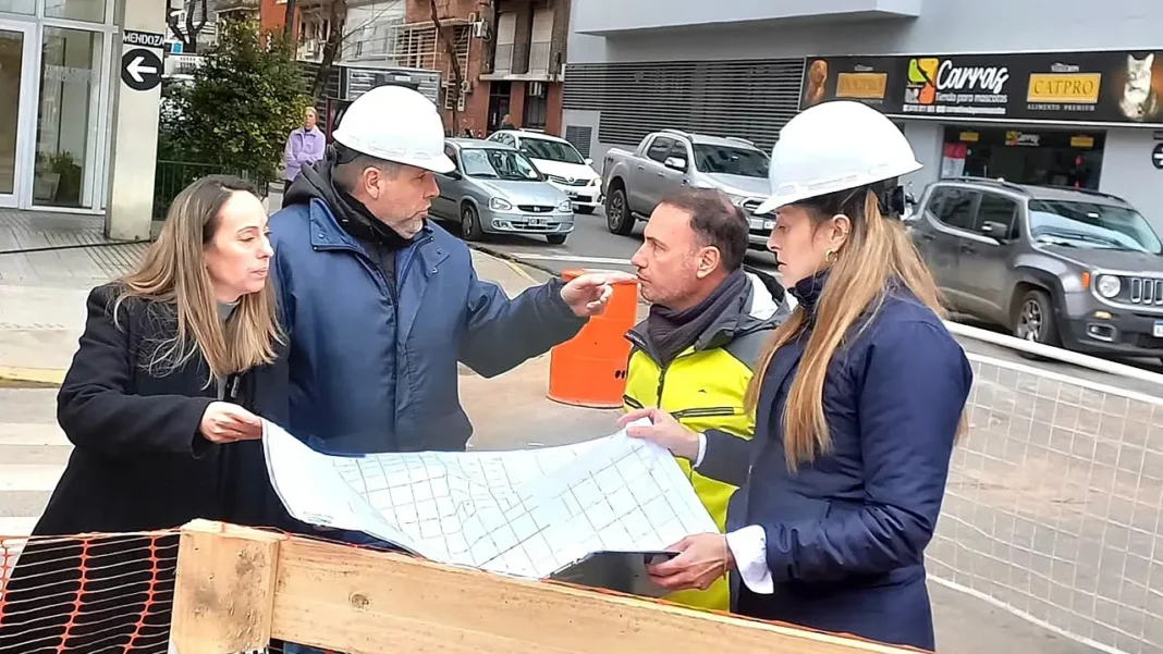 Obra de renovación de redes de agua potable en Rosario