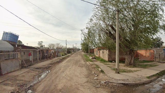 Vivienda en Fray Luis Beltrán donde ocurrió el asesinato de Ayelén Noemí Ramos