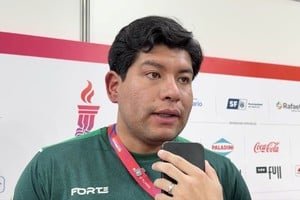 Martín Ernesto Judo, jefe de Misión de Bolivia, durante los Juegos Suramericanos Santa Fe 2026