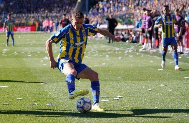 Marco Ruben durante un partido de Rosario Central