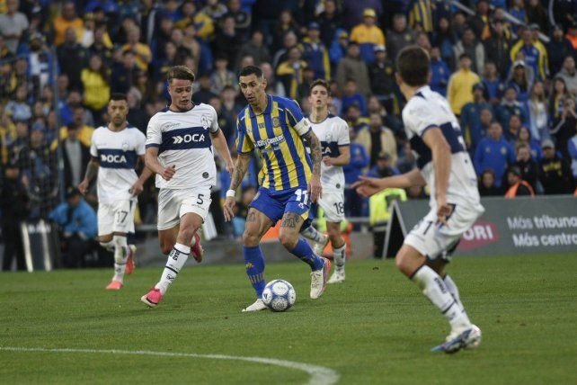 Jugadores de Rosario Central en el Gigante de Arroyito antes de un partido