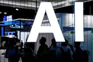 Representación de inteligencia artificial y ciberseguridad