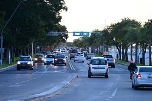 Tránsito en la ciudad de Santa Fe