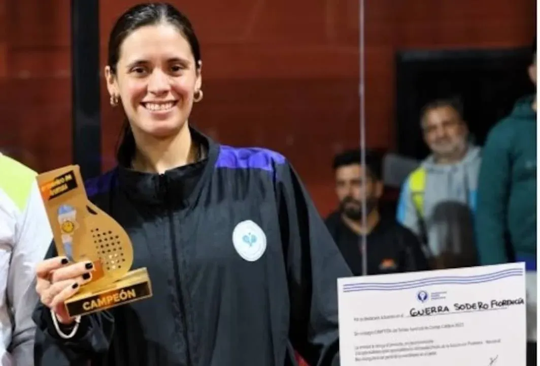 Florencia Guerra Sodero, jugadora de pádel