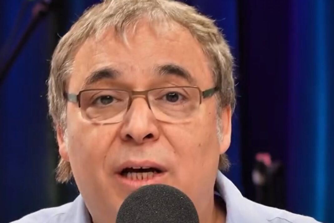 Gabriel Rolón durante una entrevista