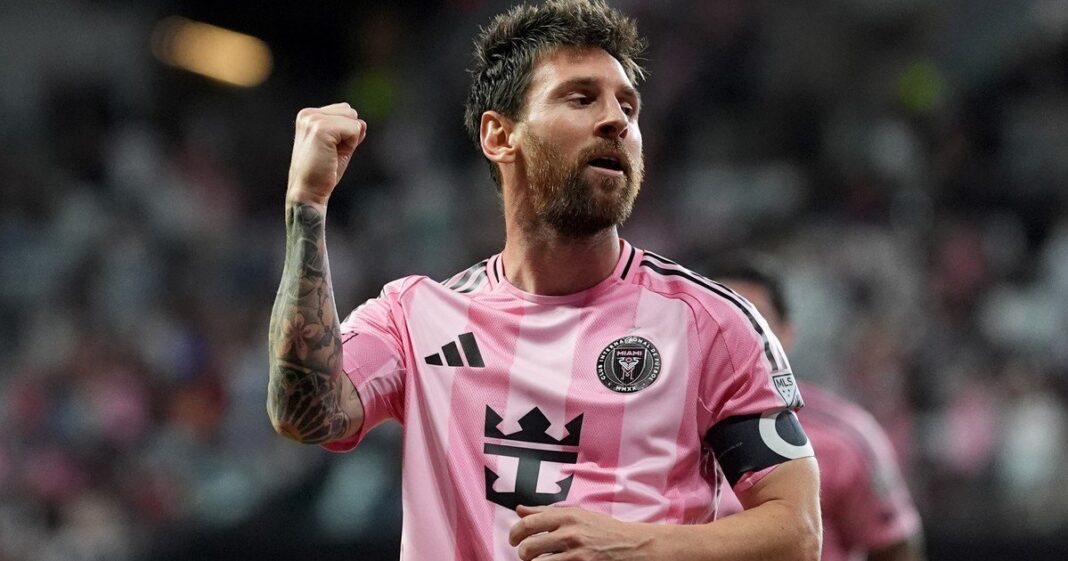 Lionel Messi durante un partido de Inter Miami