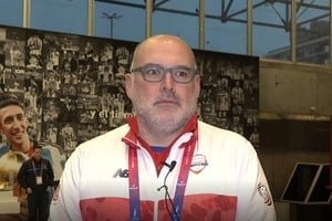 Bruno Luis Zubizarretta Caballero, jefe de Misión de Paraguay, durante los Juegos Suramericanos Santa Fe 2026