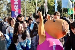 Estudiantes santafesinos participan de los Juegos Suramericanos y Fan Fest