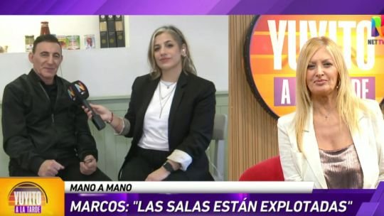 Amalia 'Yuyito' González en su programa de televisión