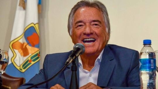 Luis Barrionuevo durante una entrevista