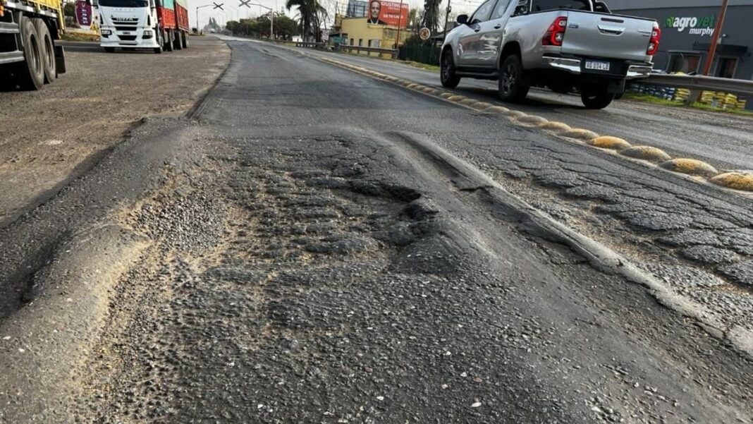 Ruta nacional en la provincia de Santa Fe