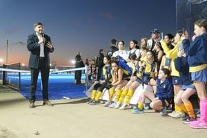 Canchas de hockey renovadas en la Asociación Santafesina de Hockey para los Juegos Suramericanos Santa Fe 2026