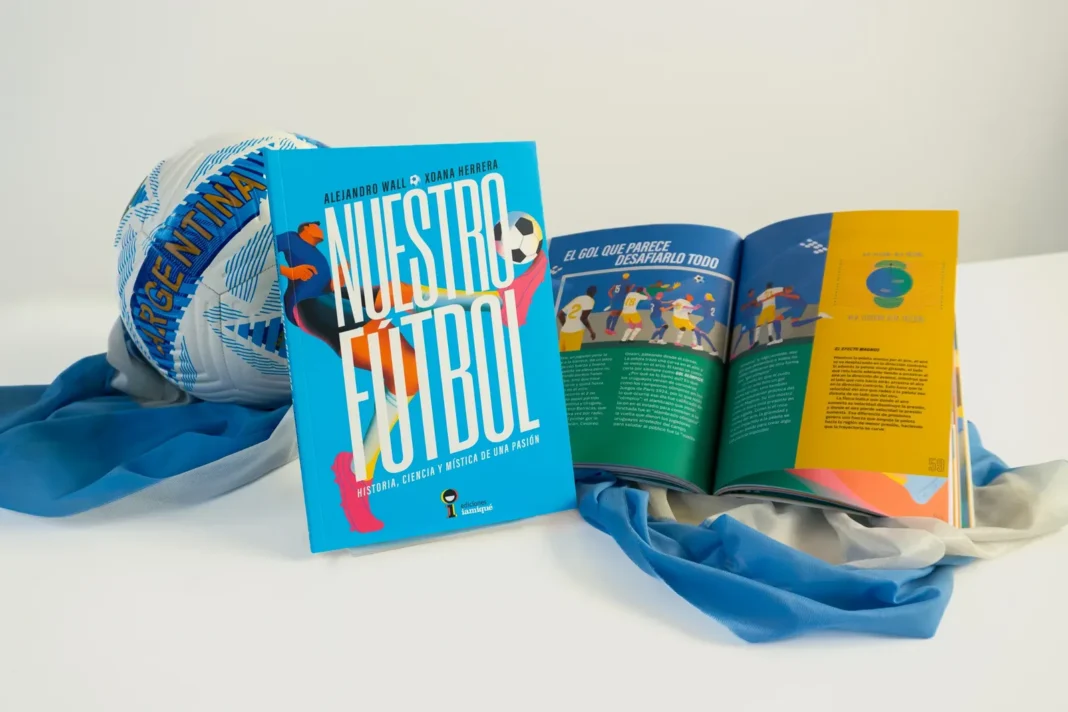 Portada del libro Nuestro fútbol de Alejandro Wall y Xoana Herrera