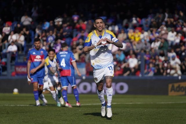 Jugadores de Rosario Central durante un partido como visitante